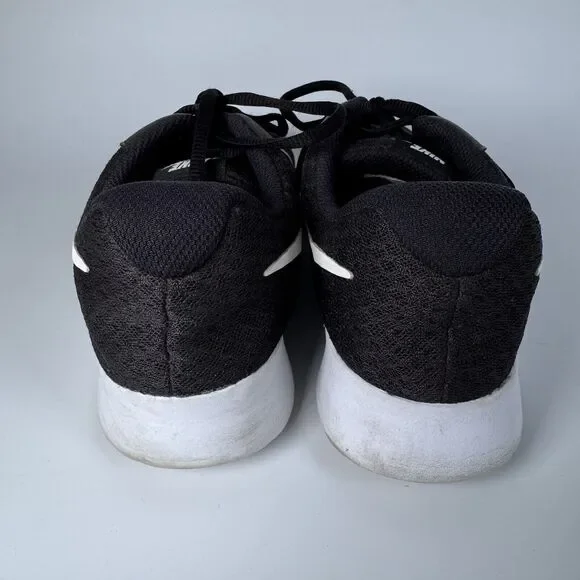 Nike Tanjun Running Shoes Black White 812655-011 Women’s 8 Lightweight Sneaker - Picture 4 of 9